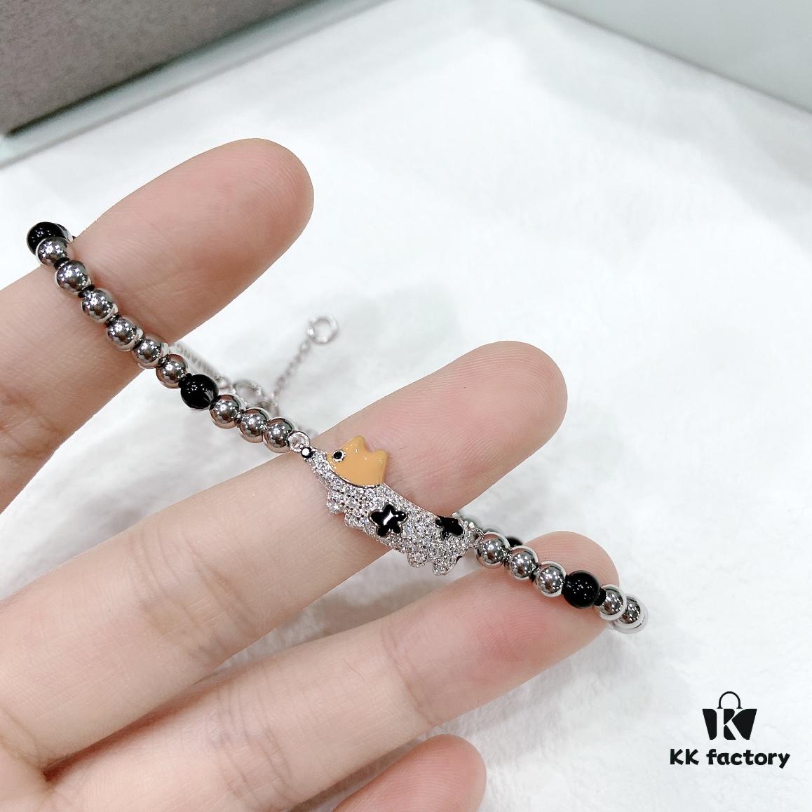 [Same as Zhou Yutong] HEFANG Xiao Hua Corgi Bracelet, Unique Design Bangle Rope, Gift for Women on Qixi Festival