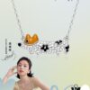 692fdcc399f2d84055c8b364 HEFANG Xiao Hua Corgi Collar Chain, Lightweight Luxury Unique Design Necklace, Qixi Gift (Same Style as Zhou Yutong)