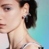 692fdccb99f2d84055c8b371 Qixi Gift 🎁 HEFANG Barbie Sweet Heart Earrings, Crystal Clear Design