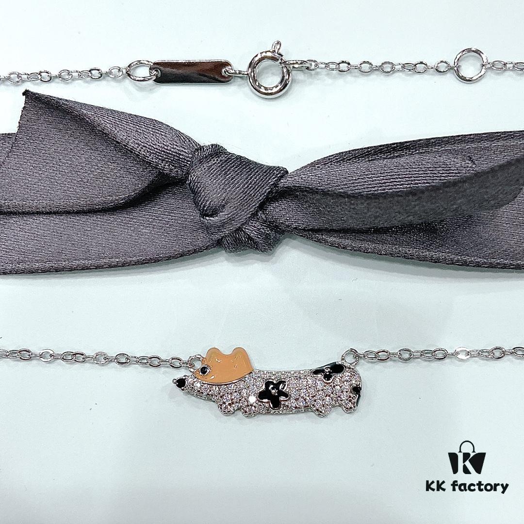 692fdcd699f2d84055c8b37e HEFANG Xiao Hua Corgi Collar Chain, Lightweight Luxury Unique Design Necklace, Qixi Gift (Same Style as Zhou Yutong)