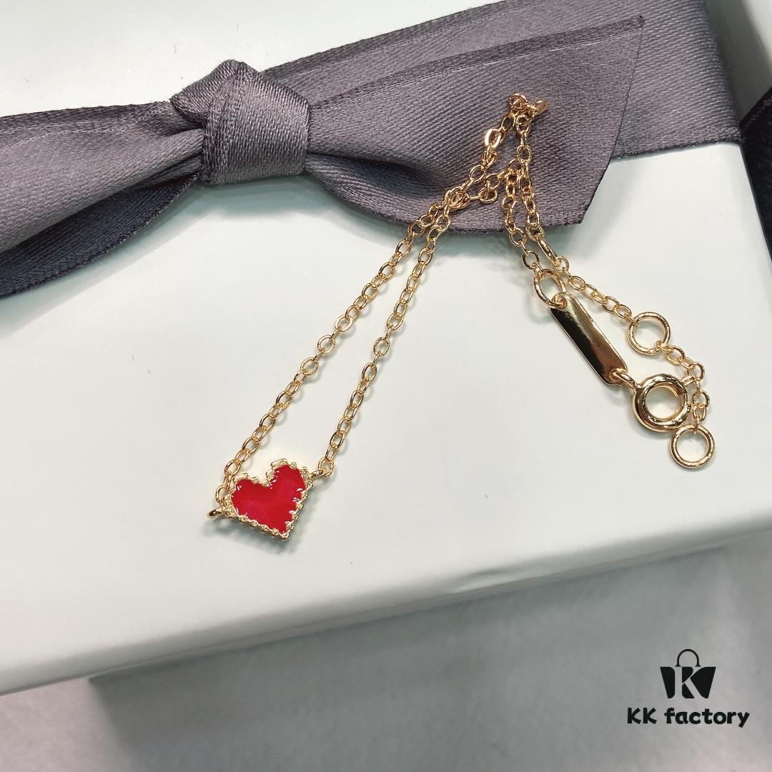 692fdce299f2d84055c8b397 HEFANG Jewelry Declaration Ladies' Diamond Heart Pendant, Minimalist Thin Bracelet Hand Chain