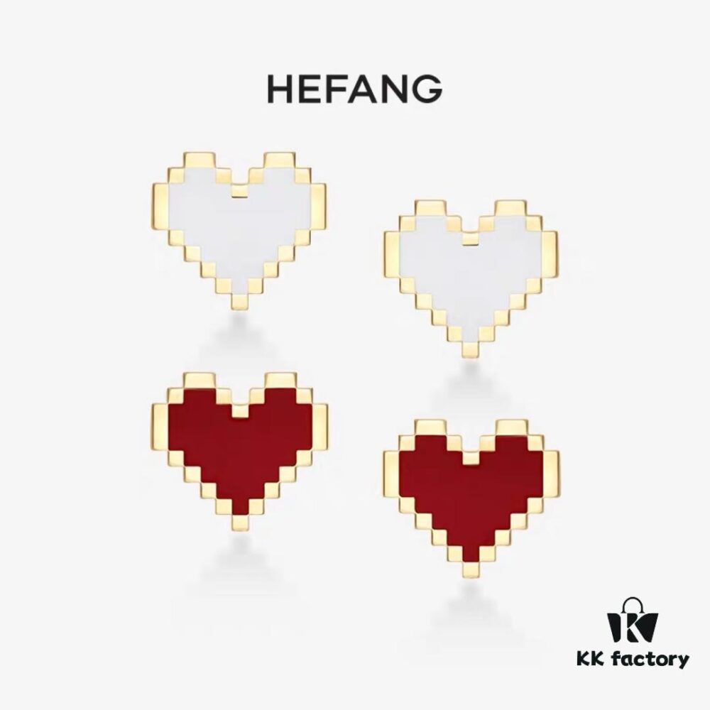 692fdce399f2d84055c8b398 HEFANG Jewelry Confession Stud Earrings, Heart-Shaped Minimalist Design Ear Accessories Gift for Women