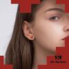 692fdce699f2d84055c8b39c HEFANG Jewelry Confession Stud Earrings, Heart-Shaped Minimalist Design Ear Accessories Gift for Women