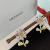 692fdd1699f2d84055c8b3e5 HEFANG Jewelry Summer Floral Earrings, Crystal-Clear and Exquisitely Delicate
