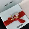 692fdd1b99f2d84055c8b3ee HEFANG Jewelry Summer Floral Earrings, Crystal-Clear and Exquisitely Delicate