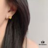 692fdd2299f2d84055c8b3fd HEFANG Jewelry Meteor Star ⭐️ Yangtao Earrings, Sweet and Stylish, High-Quality Silver Version with Logo