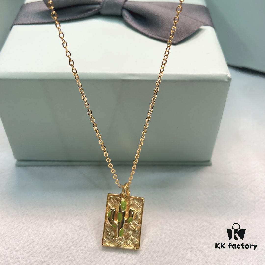 692fdd2499f2d84055c8b401 Cactus Collarbone Chain, Boho Minimalist Necklace, Nature-Inspired Design, Instagram-Famous Unique Jewelry