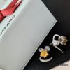 692fdd2699f2d84055c8b407 HEFANG Jewelry Meteor Star ⭐️ Yangtao Earrings, Sweet and Stylish, High-Quality Silver Version with Logo