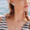 692fdd2c99f2d84055c8b417 New Arrival He Fang Blue Star Flower Stud Earrings, Fashionable and Unique Design, Minimalist Earrings Jewelry Gift for Girlfriend