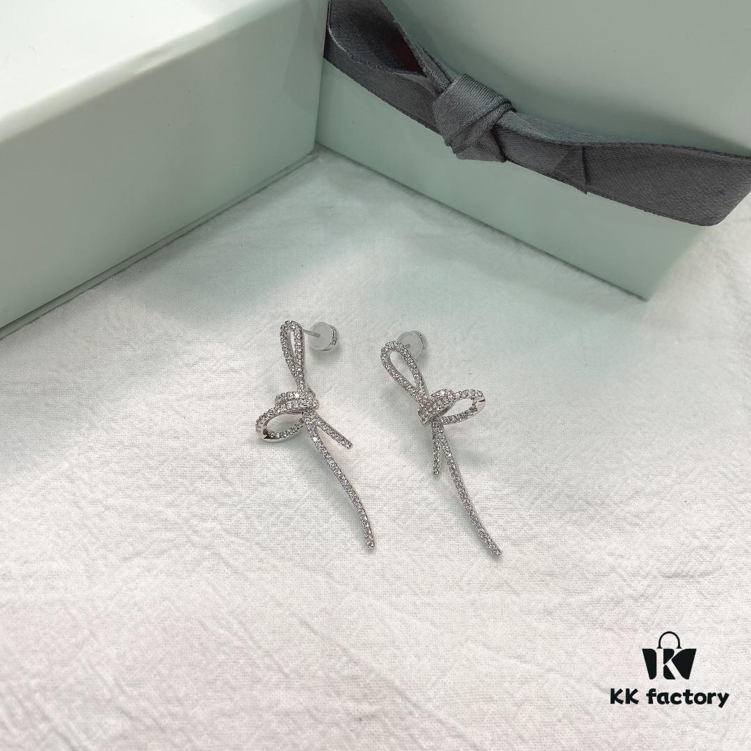 692fdd3099f2d84055c8b41d New Arrival He Fang Flying Ribbon Stud Earrings, Minimalist Luxury Unique Design Elegant Ear Jewelry Gift for Girlfriend