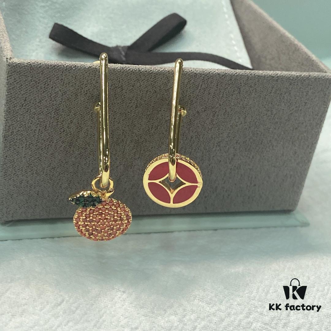 692fdd3c99f2d84055c8b43a HEFANG Jewelry Good Luck Red Year Youth Luxury Stud Earrings, Ear Accessories and Jewelry