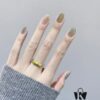 New Arrival ❤️ HEFANG Jewelry Barbie ✨ New Collection Elastic Band Ring with Model Wearing Effect