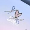 692fdd5899f2d84055c8b479 New Arrival ❤️ HEFANG Jewelry - Barbie ✨ New Collection Shiny Ribbon Stud Earrings, Three Colors Available