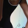 New Arrival❤️ HEFANG Jewelry Barbie ✨ New Collection Tennis Racket Body Chain ✨ Wearing Effect Image