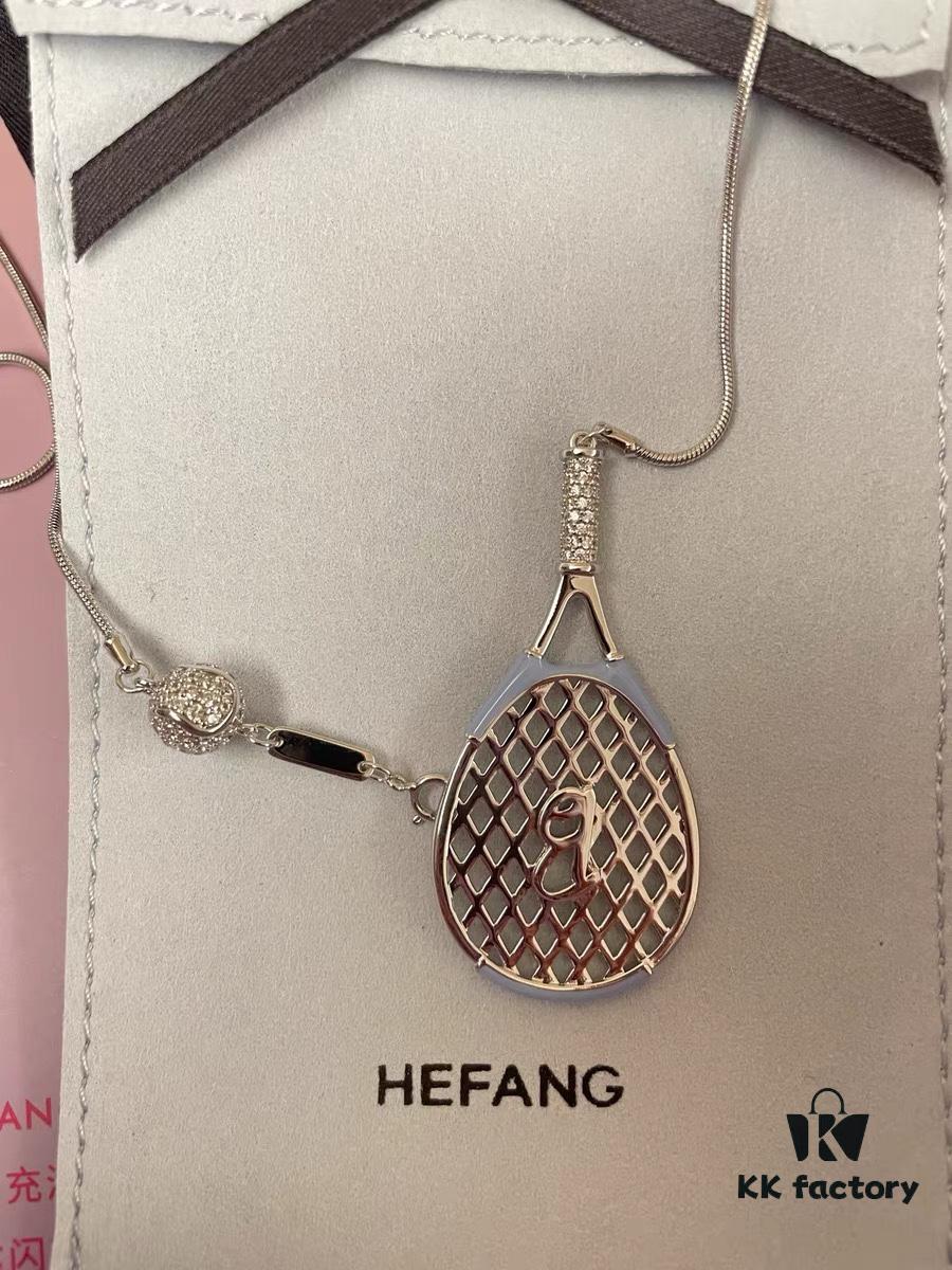 New Arrival❤️ HEFANG Jewelry Barbie ✨ New Collection Tennis Racket Body Chain ✨ Wearing Effect Image
