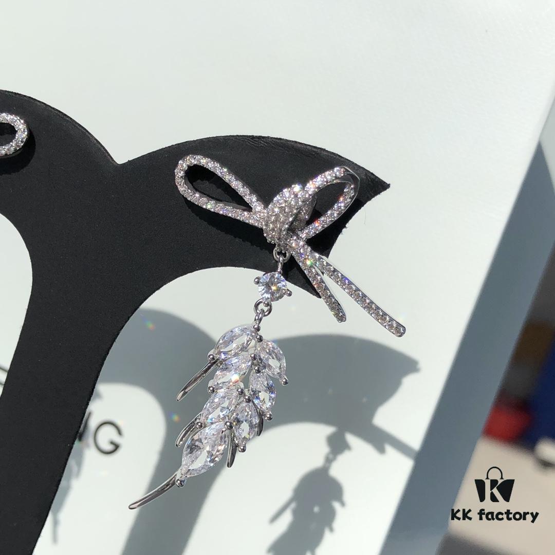 692fdd7f99f2d84055c8b4b1 HEFANG Jewelry Ribbon Wheat Ear Earrings