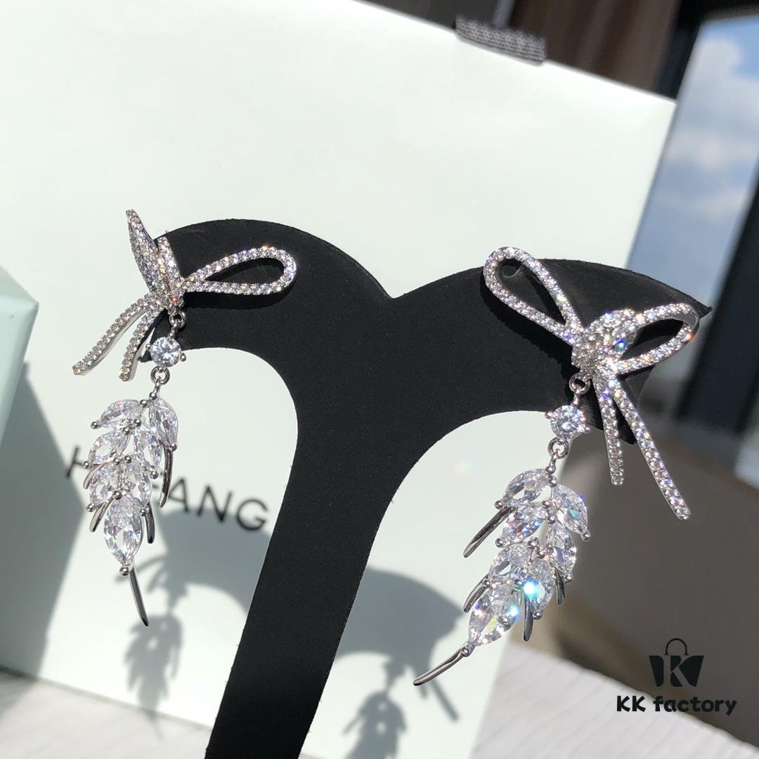 692fdd8099f2d84055c8b4b4 HEFANG Jewelry Ribbon Wheat Ear Earrings