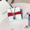 HEFANG Jewelry Gemstone Bear Necklace
