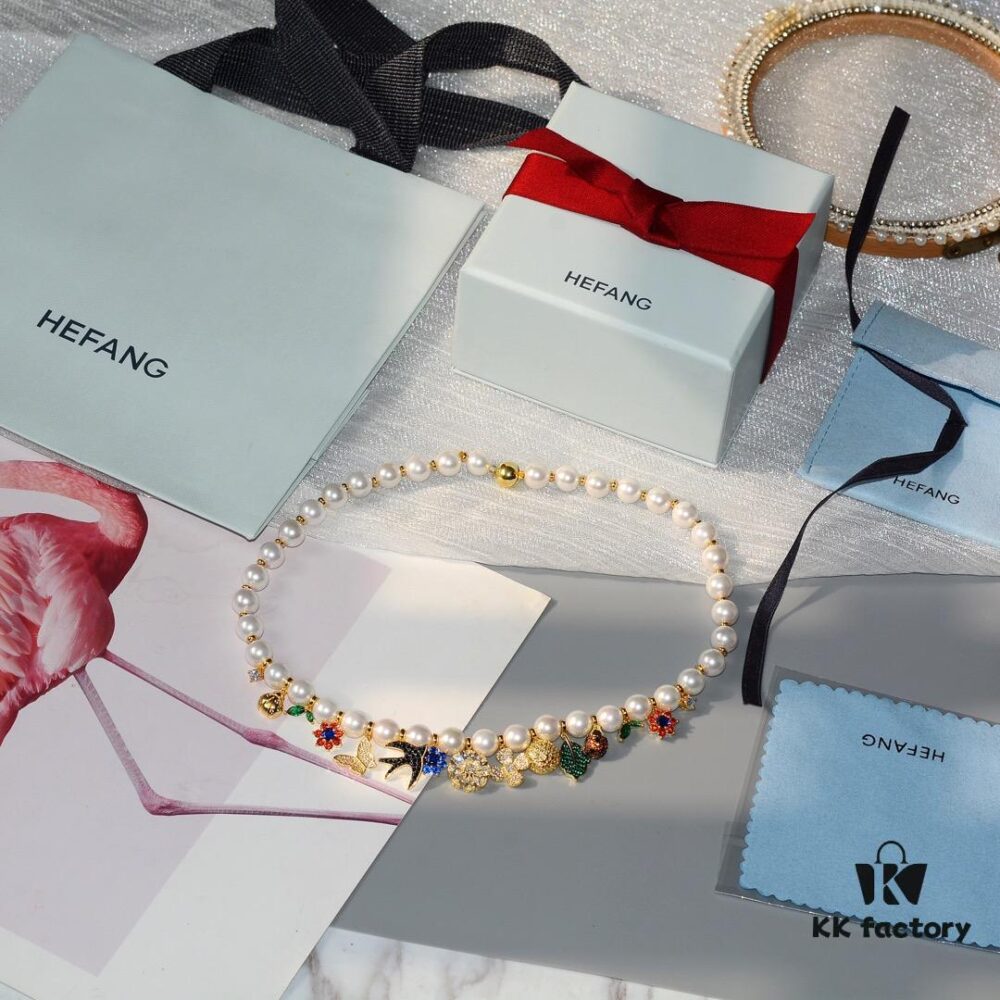 692fdd8699f2d84055c8b4c3 HEFANG Jewelry Garden Necklace, 925 Silver Nature-Inspired Statement Choker, Collarbone Chain