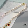 692fdd8a99f2d84055c8b4cd HEFANG Jewelry Garden Necklace, 925 Silver Nature-Inspired Statement Choker, Collarbone Chain