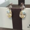 692fdd9199f2d84055c8b4dc HEFANG Jewelry Pineapple Ice Earrings