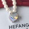 692fdd9299f2d84055c8b4de New Arrival HEFANG Barbie Aurora Sweetheart Short Necklace