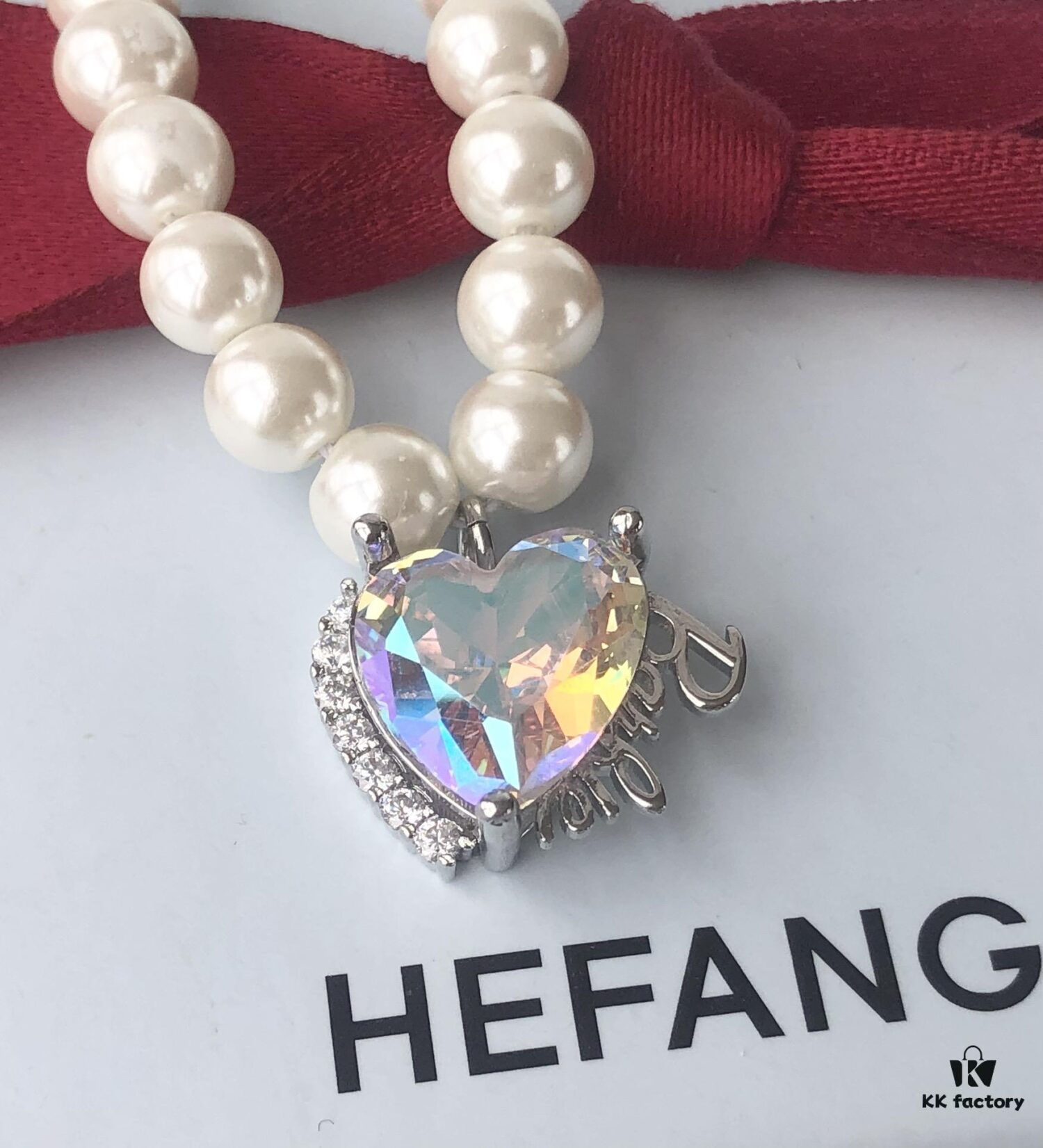 692fdd9299f2d84055c8b4de New Arrival HEFANG Barbie Aurora Sweetheart Short Necklace