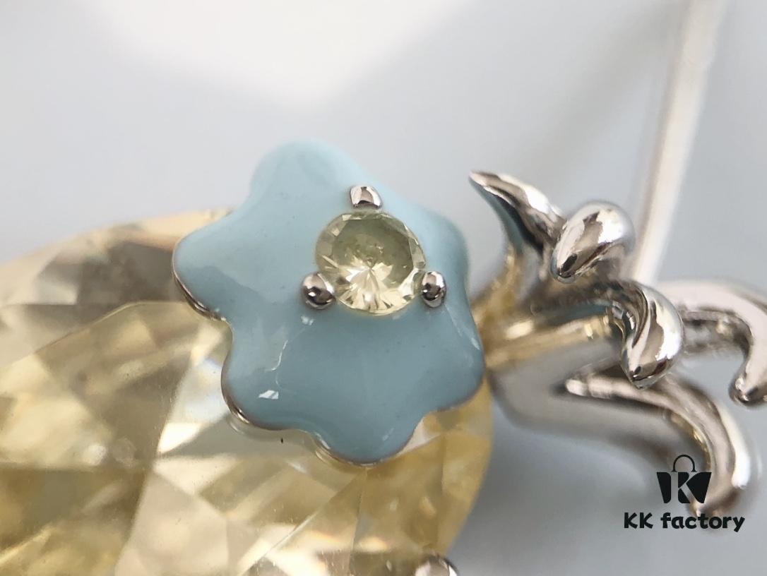 692fdd9499f2d84055c8b4e4 HEFANG Jewelry Pineapple Ice Earrings