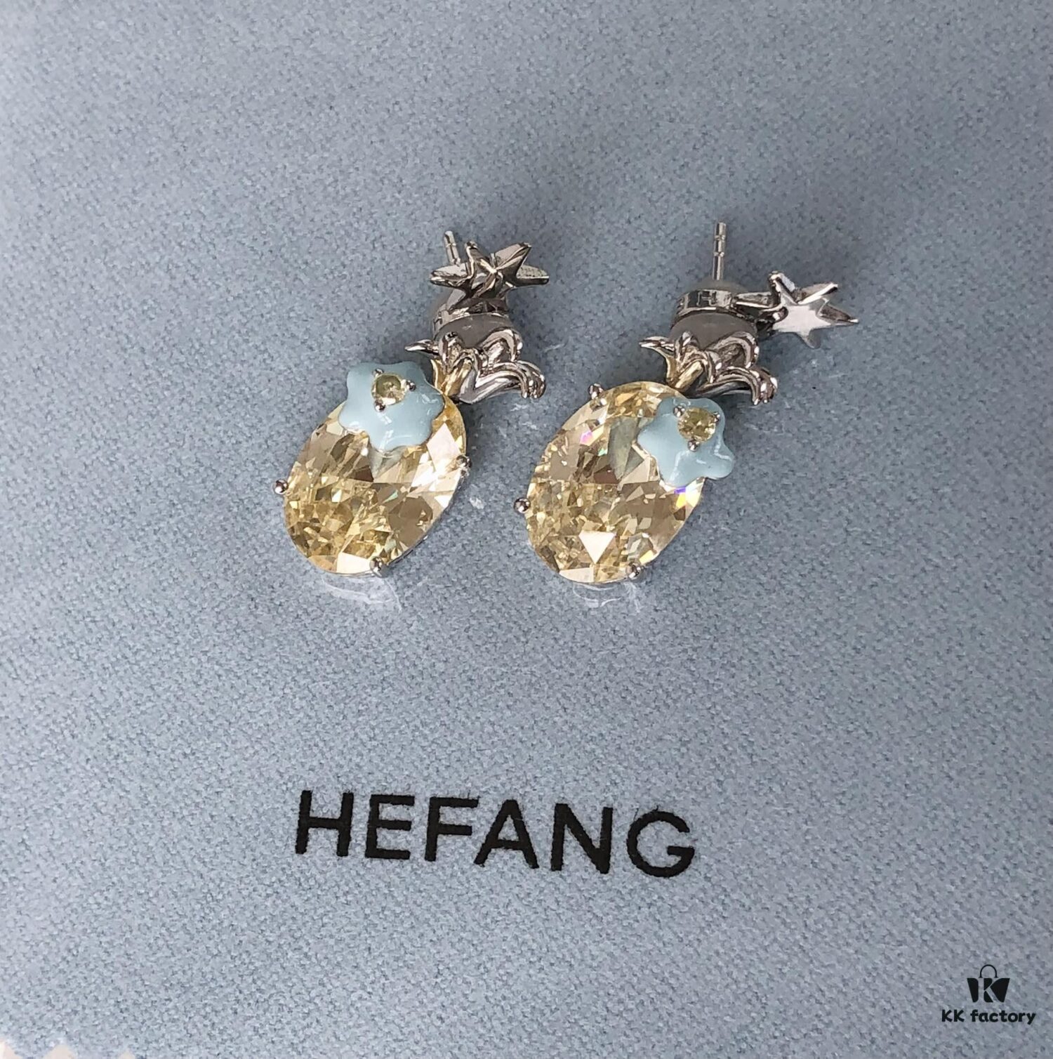 692fdd9699f2d84055c8b4e8 HEFANG Jewelry Pineapple Ice Earrings