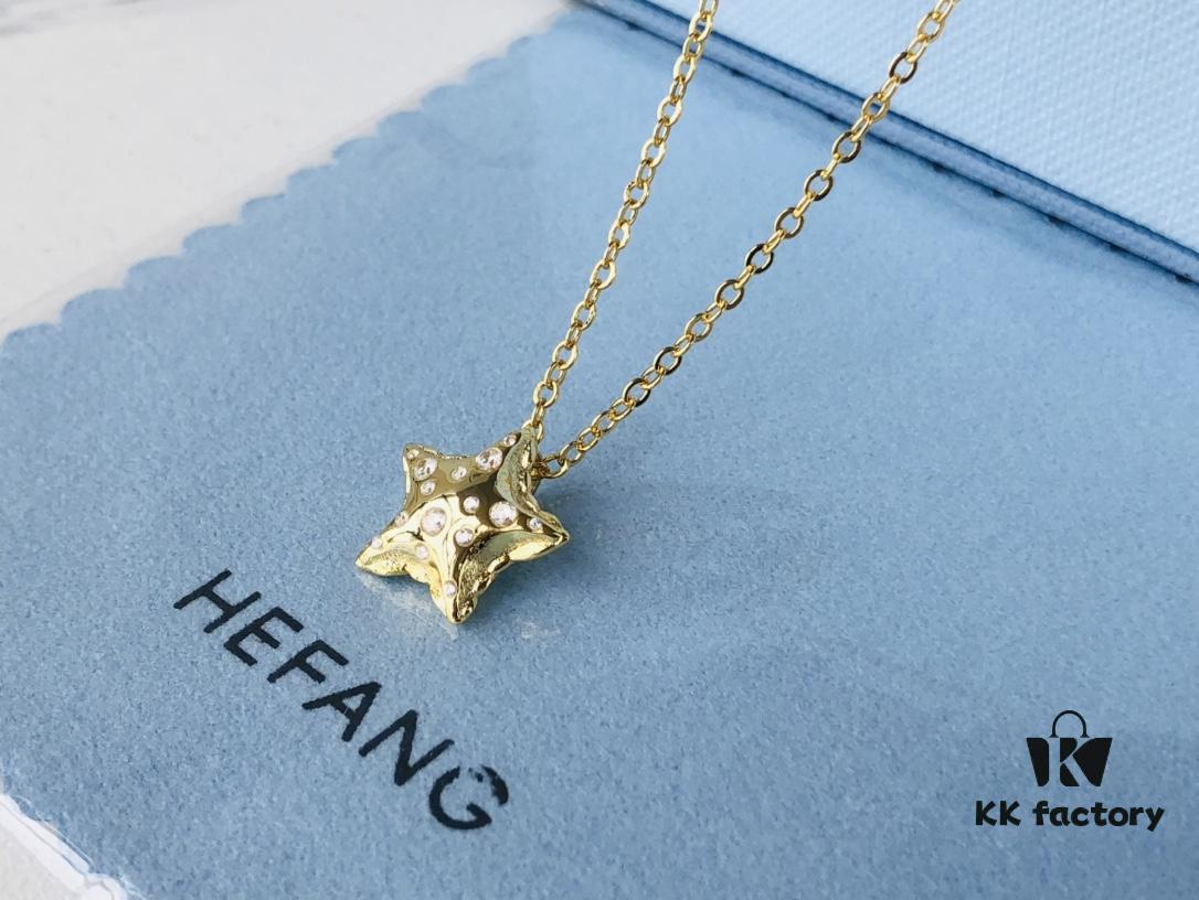 HEFANG Jewelry Star Balloon Collar Necklace