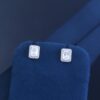 692fddb699f2d84055c8b52d HEFANG Jewelry New Arrival Glittering Sugar Cube Stud Earrings, Luxury Minimalist and Unique Design Elegant Ear Accessories for Women