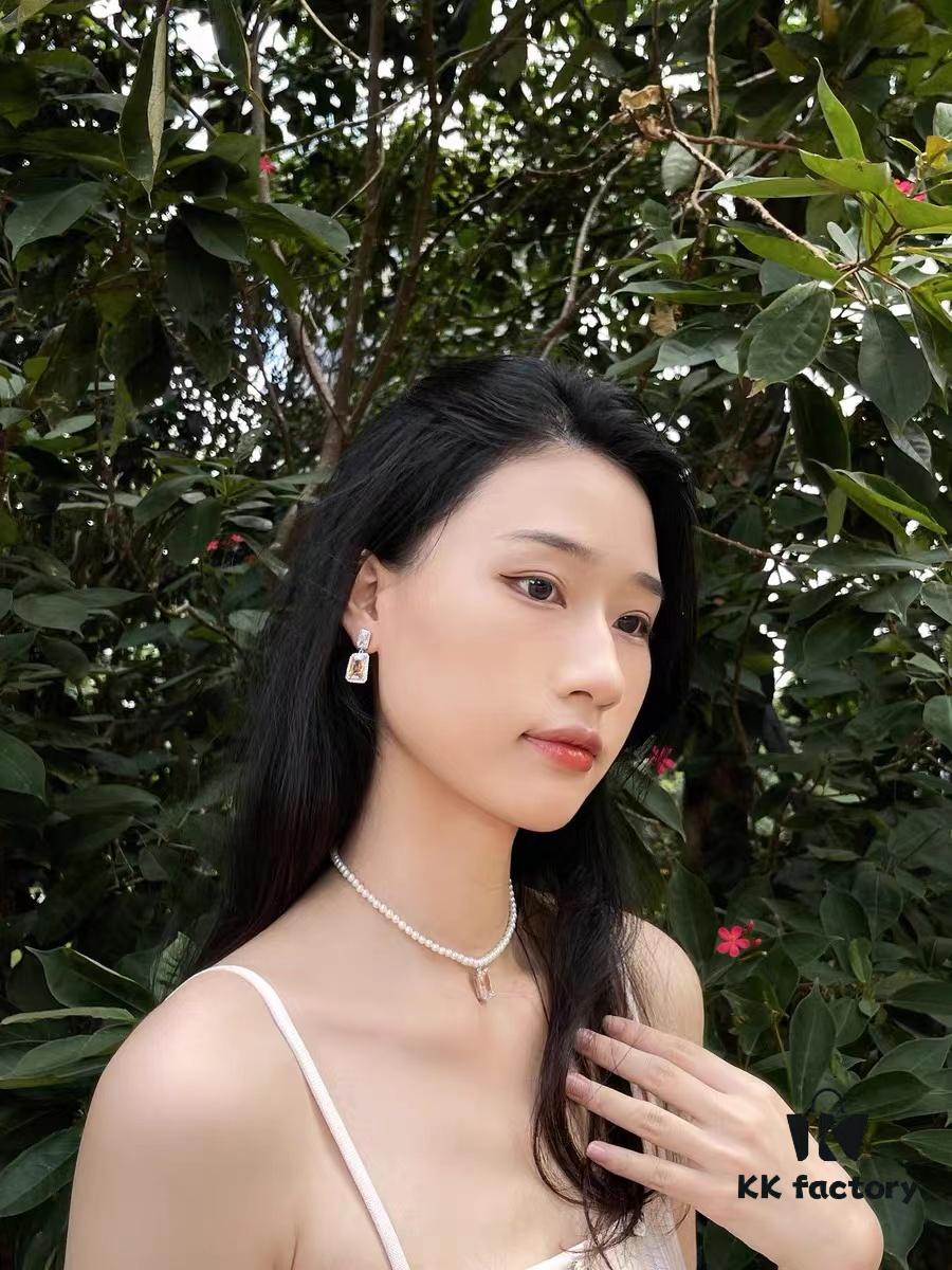 692fddb999f2d84055c8b530 HEFANG Aurora Square Candy Earrings, Luxury Sparkling Minimalist Design Studs, Unique Ear Accessories for Gifting