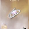 692fddb999f2d84055c8b531 HEFANG Jewelry Aurora Ribbon Ring, Elegant French-Style Statement Ring for Women