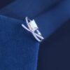 692fddc099f2d84055c8b53e HEFANG Jewelry Aurora Ribbon Ring, Elegant French-Style Statement Ring for Women