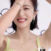 692fddcf99f2d84055c8b558 HEFANG Jewelry Cream Floral Necklace - Ins-style Minimalist Collarbone Chain, Popularized by Zhou Yutong, Ideal Gift for Qixi Festival