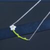 692fddd399f2d84055c8b560 HEFANG Jewelry Cream Floral Necklace - Ins-style Minimalist Collarbone Chain, Popularized by Zhou Yutong, Ideal Gift for Qixi Festival