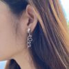 692fddd599f2d84055c8b564 HEFANG Jewelry Cream Twirl Earrings - Limited Edition Ear Studs, Celebrity Style (Zhou Yutong's Pick), Ideal Gift for Qixi Festival