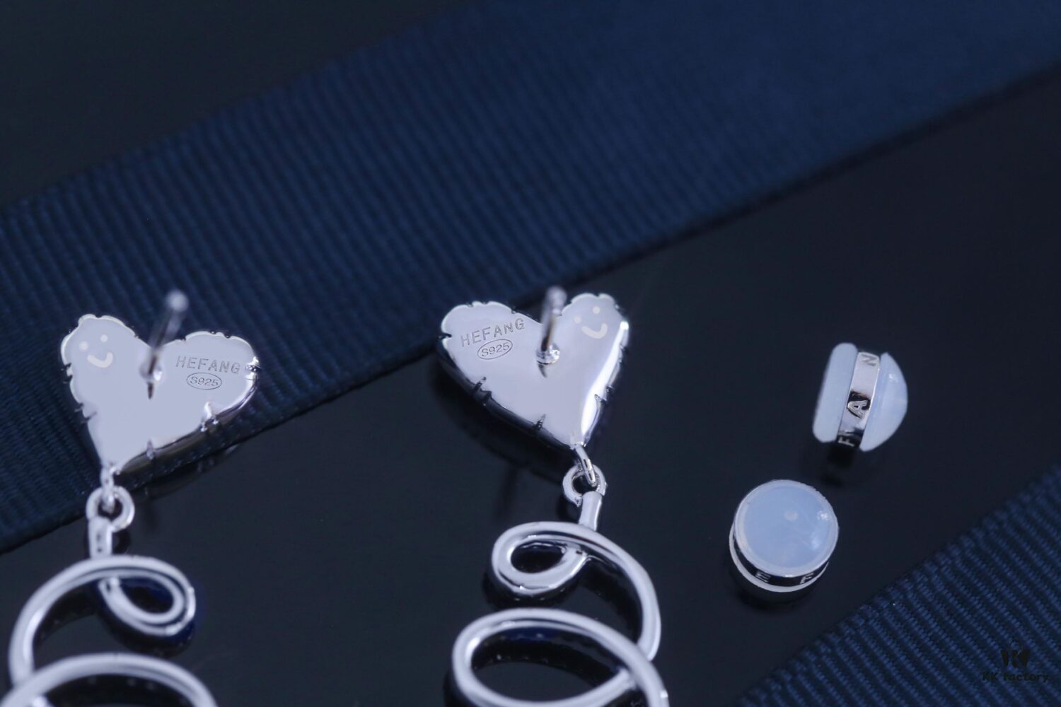 692fdddb99f2d84055c8b56e HEFANG Jewelry Cream Twirl Earrings - Limited Edition Ear Studs, Celebrity Style (Zhou Yutong's Pick), Ideal Gift for Qixi Festival
