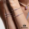 Aurora Sugar Cube Bracelet by He Fang