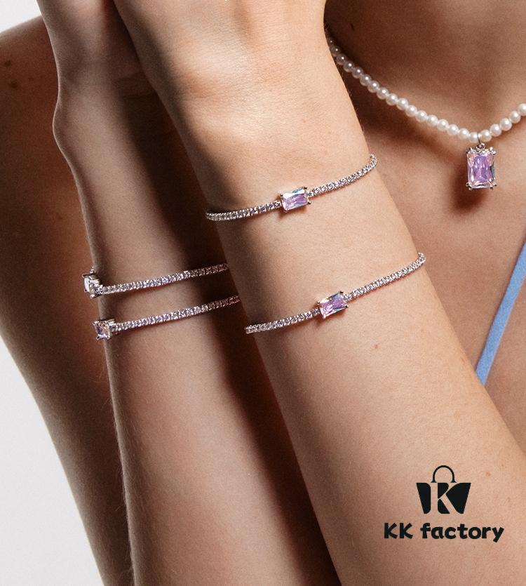 Aurora Sugar Cube Bracelet by He Fang