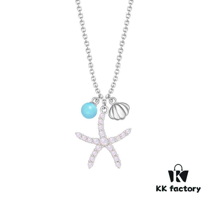 He Fang Mini Starfish Necklace