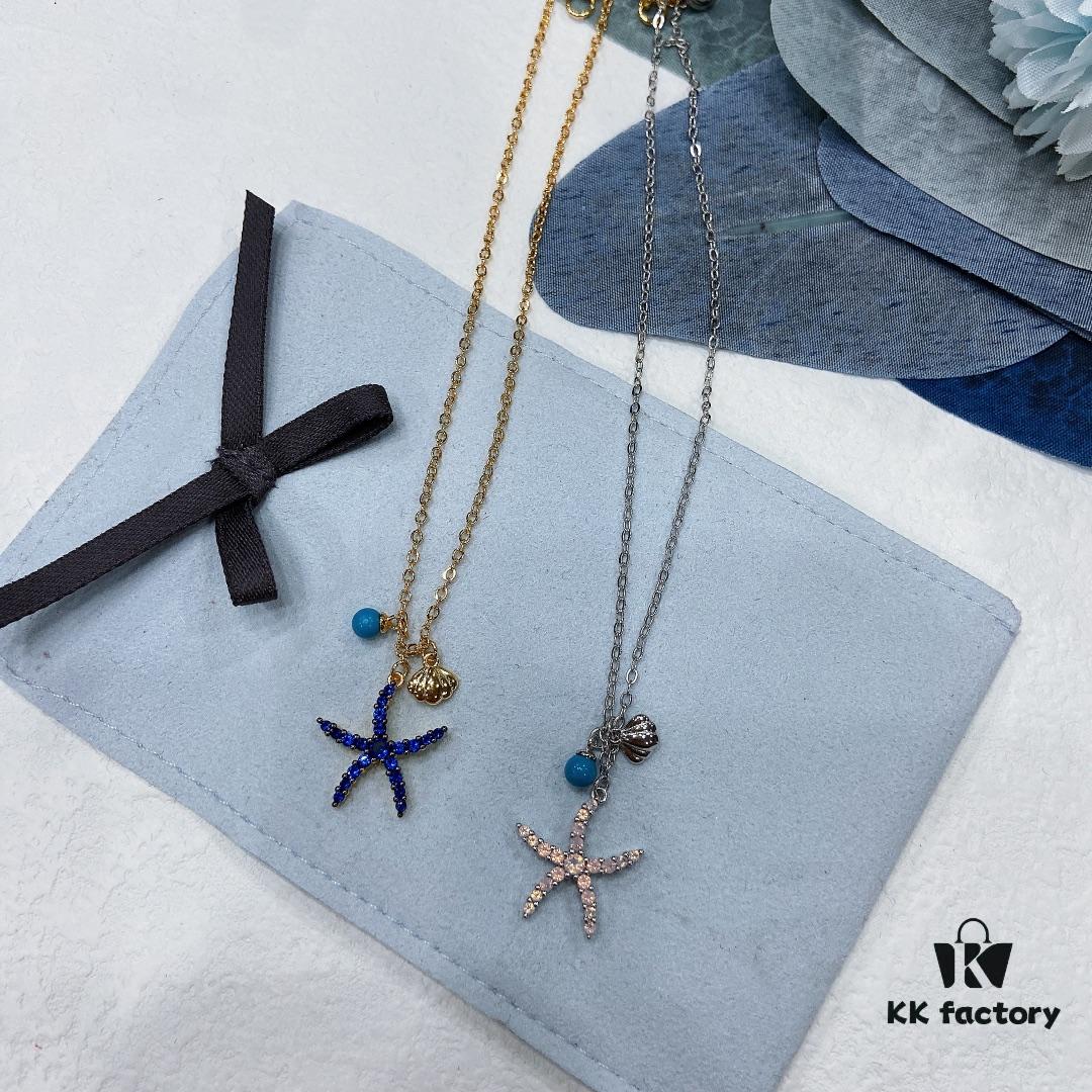 He Fang Mini Starfish Necklace