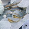 He Fang Mini Cutlery Bracelet, Elegant Open Bangle, Gift for Best Friend, Same Style as Luo Ying's Accessory for Women