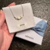 HEFANG He Fang White Rose Collarbone Necklace