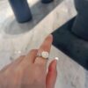 HEFANG White Rose Ring