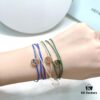 Smiling Xiaoqu Cookie Necklace Gift Box Fashionable Design Collarbone Chain Bracelet for Women Cheek Green