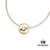 Smiling Xiaoqu Cookie Necklace Gift Box Fashionable Design Collarbone Chain Bracelet for Women Blush