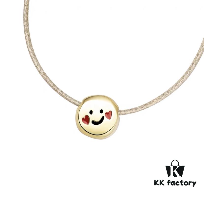 692fde4799f2d84055c8b5fc Smiling Xiaoqu Cookie Necklace Gift Box Fashionable Design Collarbone Chain Bracelet for Women Blush