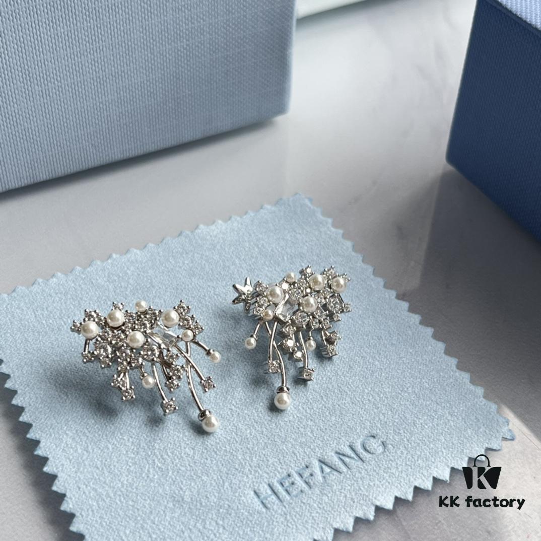 HEFANG Jewelry Product Share | Nebulae Sparkling Earrings
