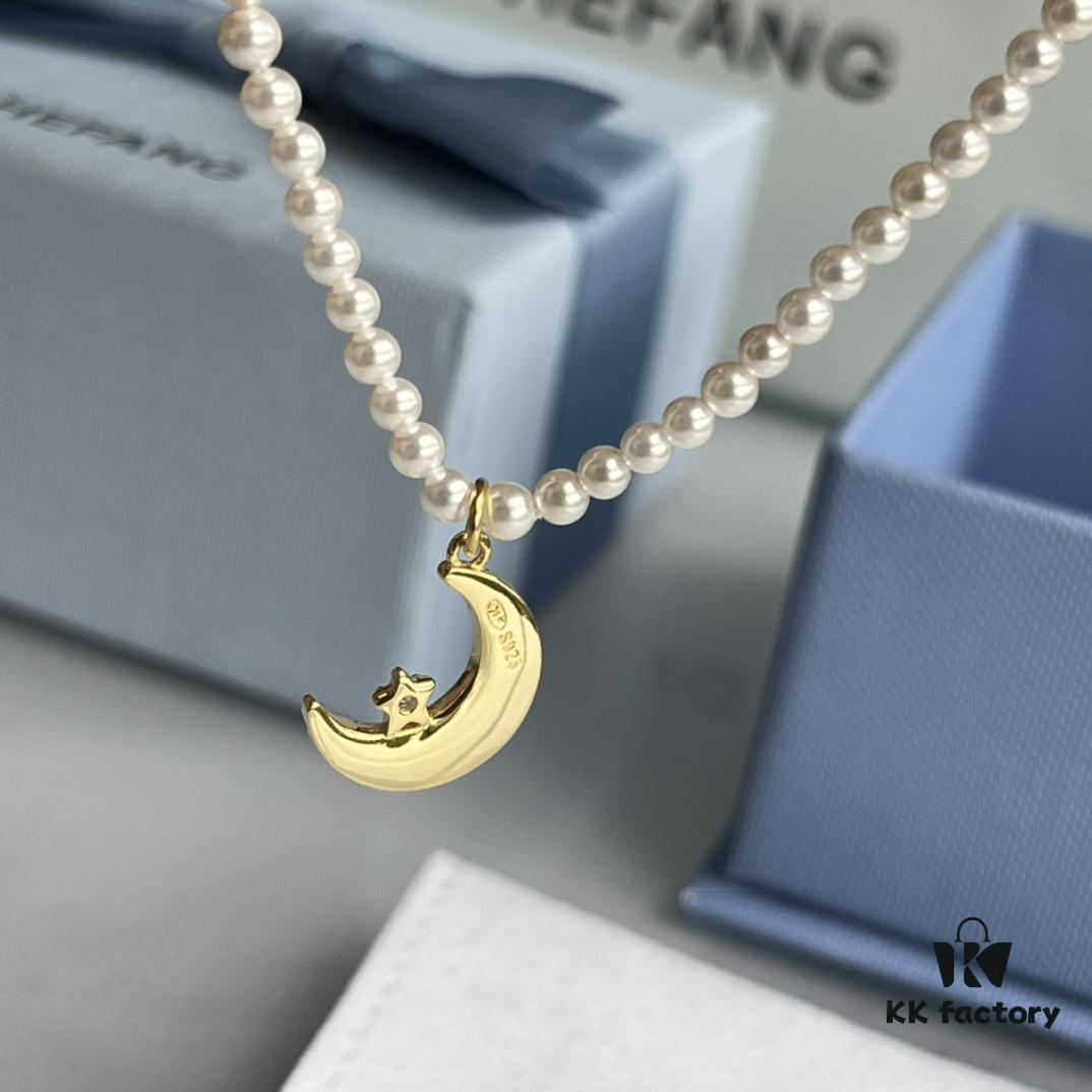 692fde7099f2d84055c8b630 HEFANG Jewelry He Fang New Star and Moon Sweet Dream Pearl Short Necklace ✨ Versatile and Flattering, an Essential Elegant Piece for Every Jewelry Box! Timelessly Exquisite, Simply Wow!
